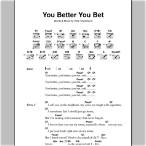 you better you bet chords